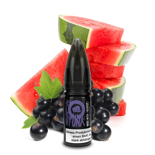 Riot Squad Punx Blackcurrant & Watermelon Nikotinsalz Liquid 10ml