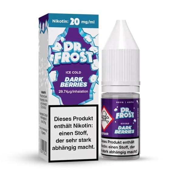 Dr. Frost Ice Cold Dark Berries Nikotinsalz Liquid 10ml