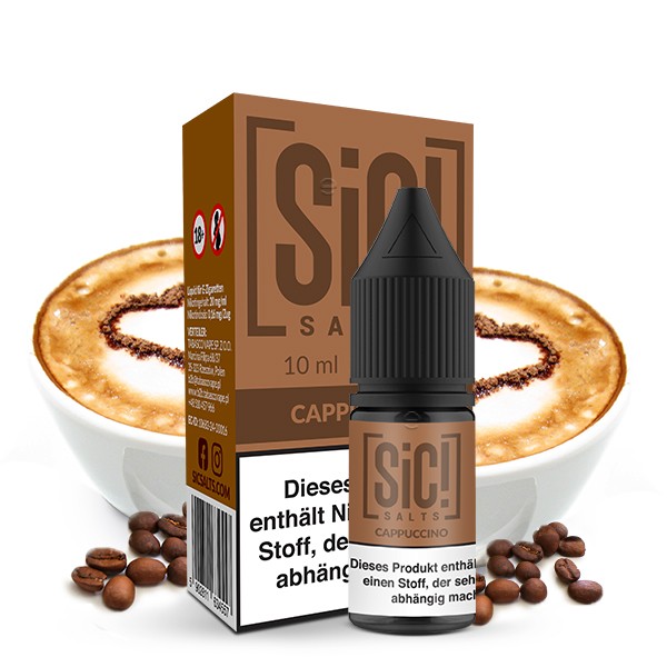 SIC! Cappuccino Nikotinsalzliquid 20mg 10ml