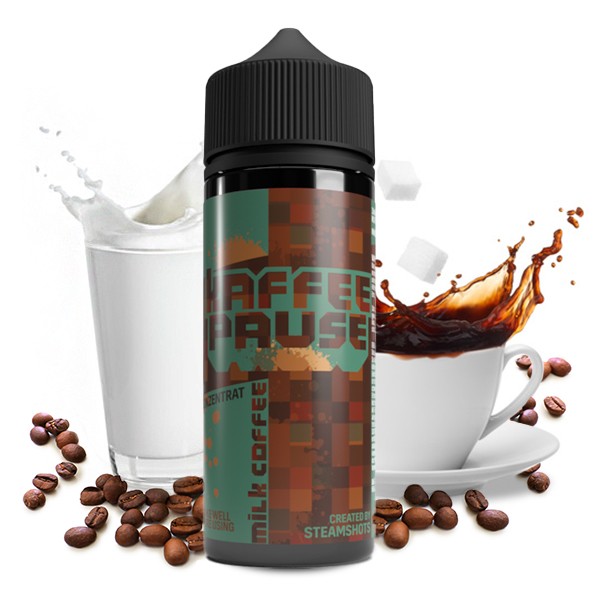 Kaffeepause by Steamshots Milk Coffee Aroma 10ml