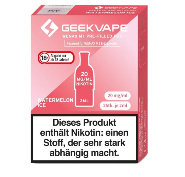 Geekvape Wenax M1 Pod (2 Stück pro Packung) Watermelon Ice