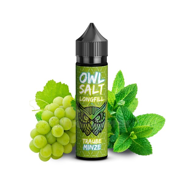 OWL Salt Traube Minze 10ml Longfill Aroma