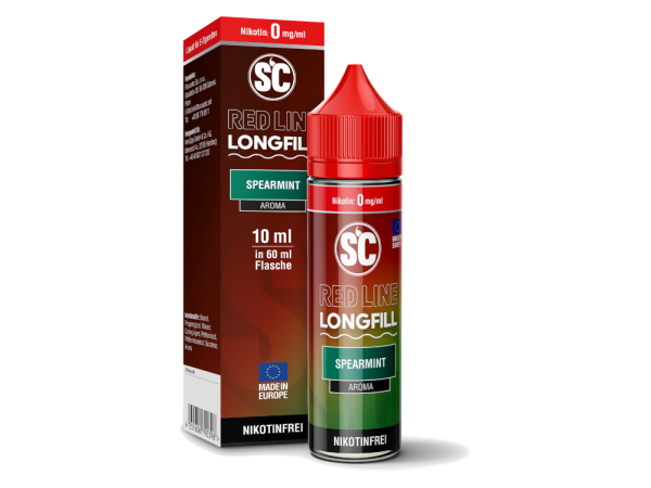 SC Red Line Spearmint 10ml Longfill Aroma