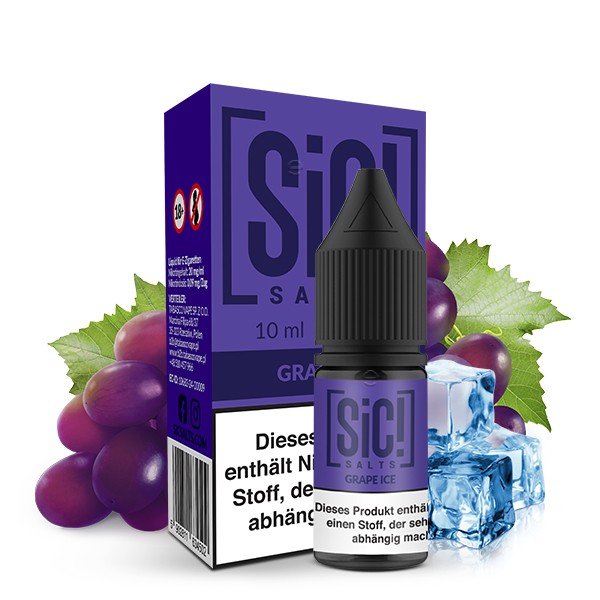 SIC! Grape Ice Nikotinsalzliquid 20mg 10ml