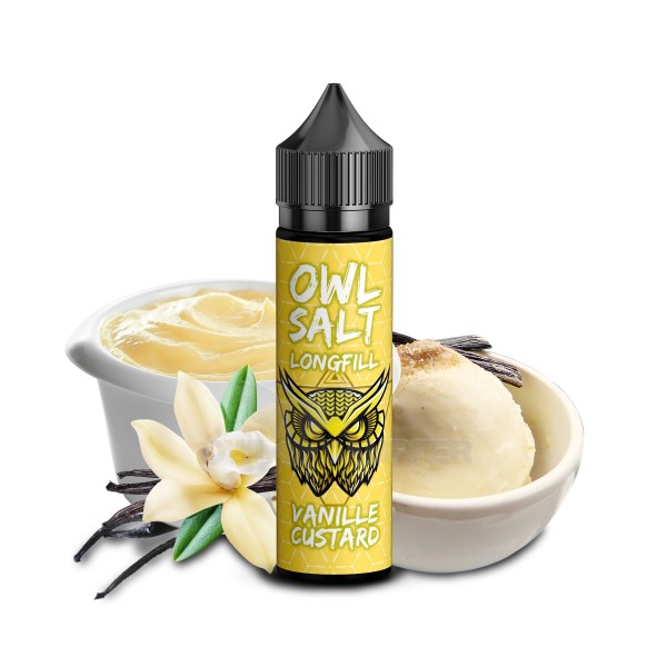 OWL Salt Vanilla Custard 10ml Longfill Aroma