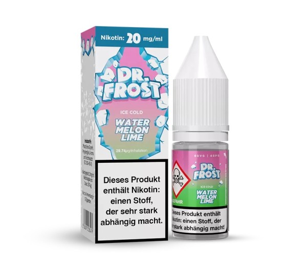 Dr. Frost Ice Cold Watermelon Lime Nikotinsalz Liquid 10ml