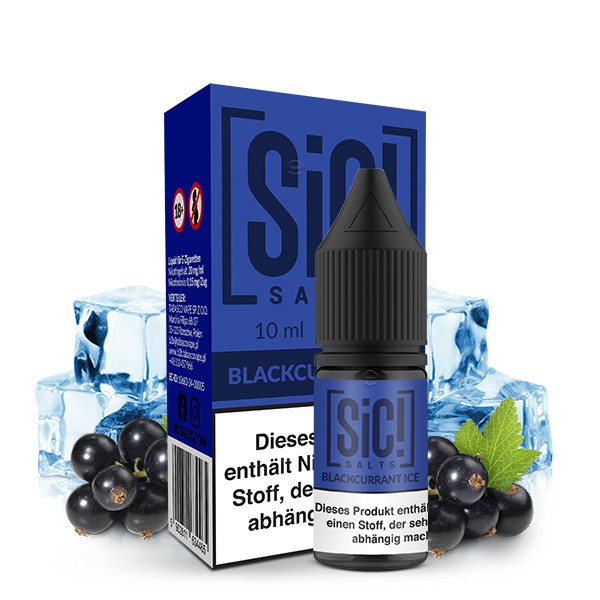 SIC! Blackcurrant Ice Nikotinsalzliquid 20mg 10ml