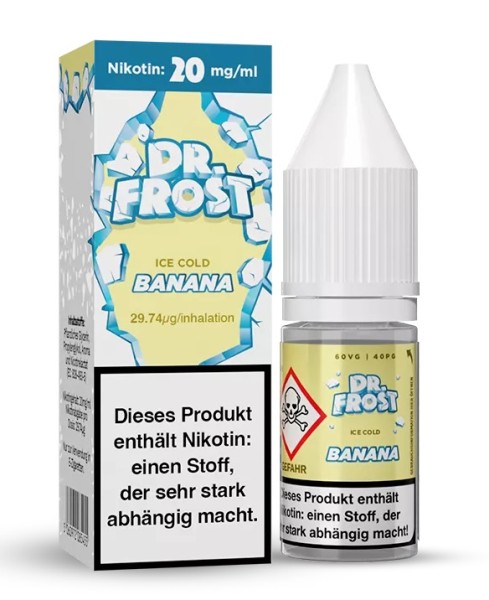 Dr. Frost Ice Cold Banana Ice Nikotinsalz Liquid 10ml