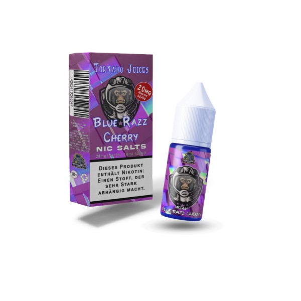 Tornado Juices Blue Razz Cherry Overdosed Nikotinsalzliquid 20mg