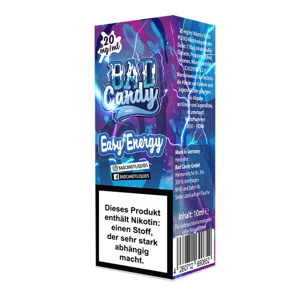 Bad Candy Easy Energy 10ml 20mg/ml Nikotinsalzliquid