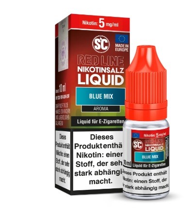 Sc Red Line Blue Mix 10ml Nikotinsalzliquid