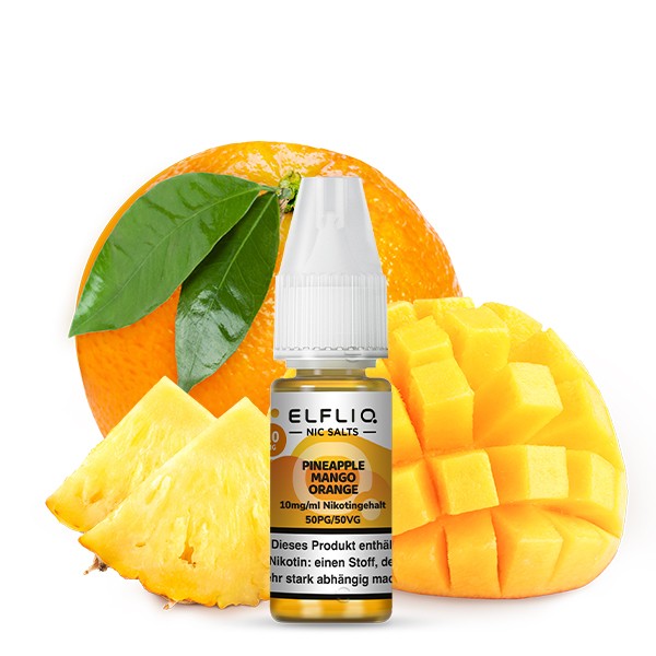 Elfliq by Elfbar Pineapple Mango Orange 10ml Nikotinsalzliquid