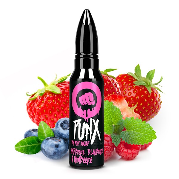 Riot Squad Punx Erdbeere, Blaubeere und Himbeere Aroma 5ml