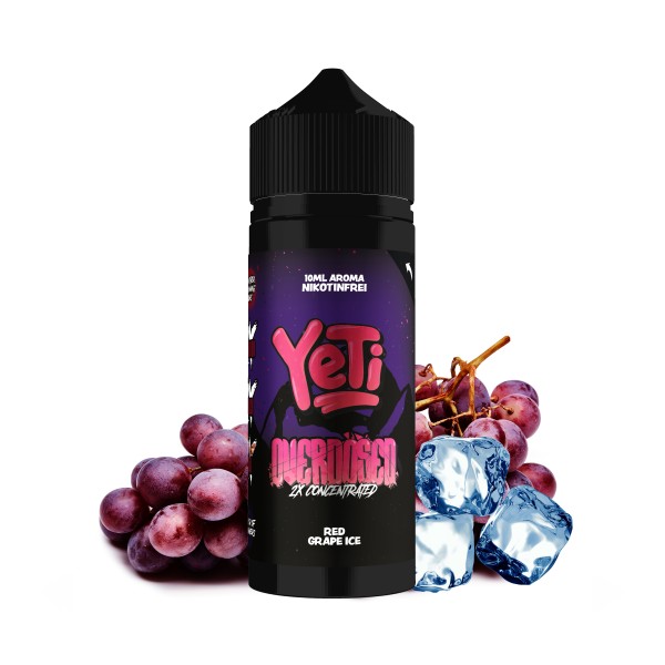 Yeti Overdosed 10ml Red Grape Ice