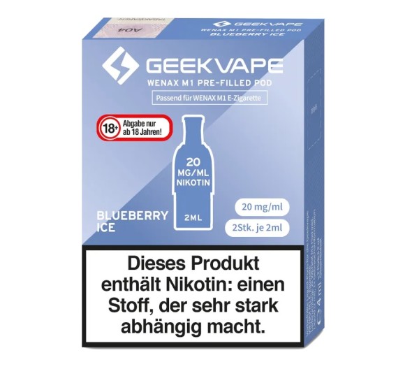 Geekvape Wenax M1 Pod (2 Stück pro Packung) Blueberry Ice