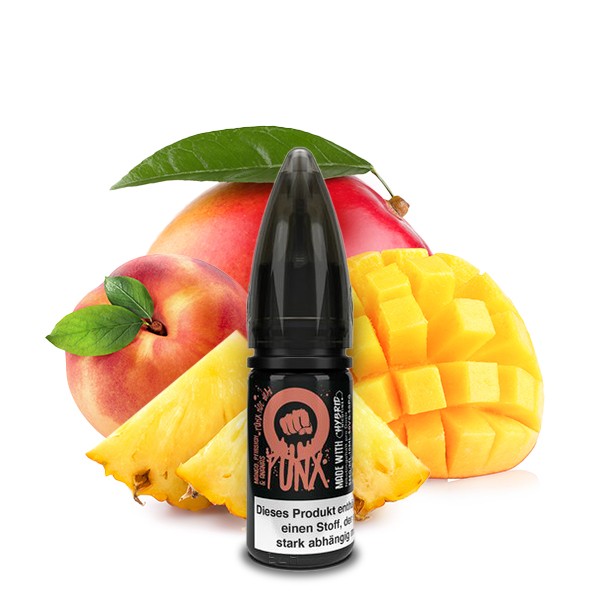 Riot Squad Punx Mango, Peach & Pineapple Nikotinsalz Liquid 10ml