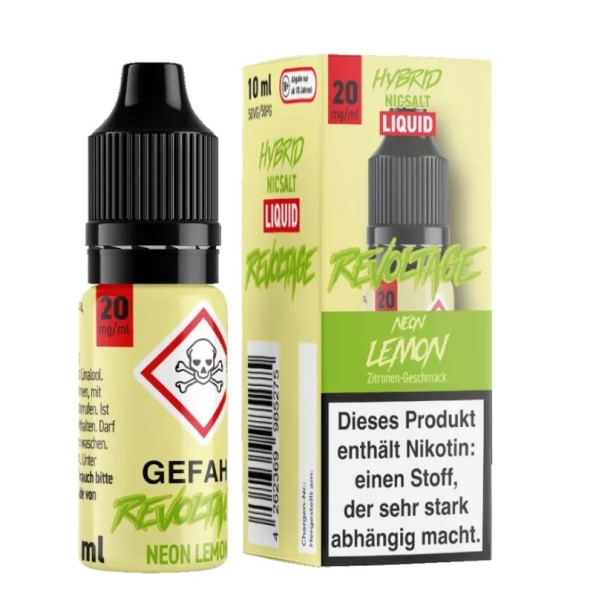 Revoltage Neon Lemon 10ml 20mg/ml Nikotinsalzliquid